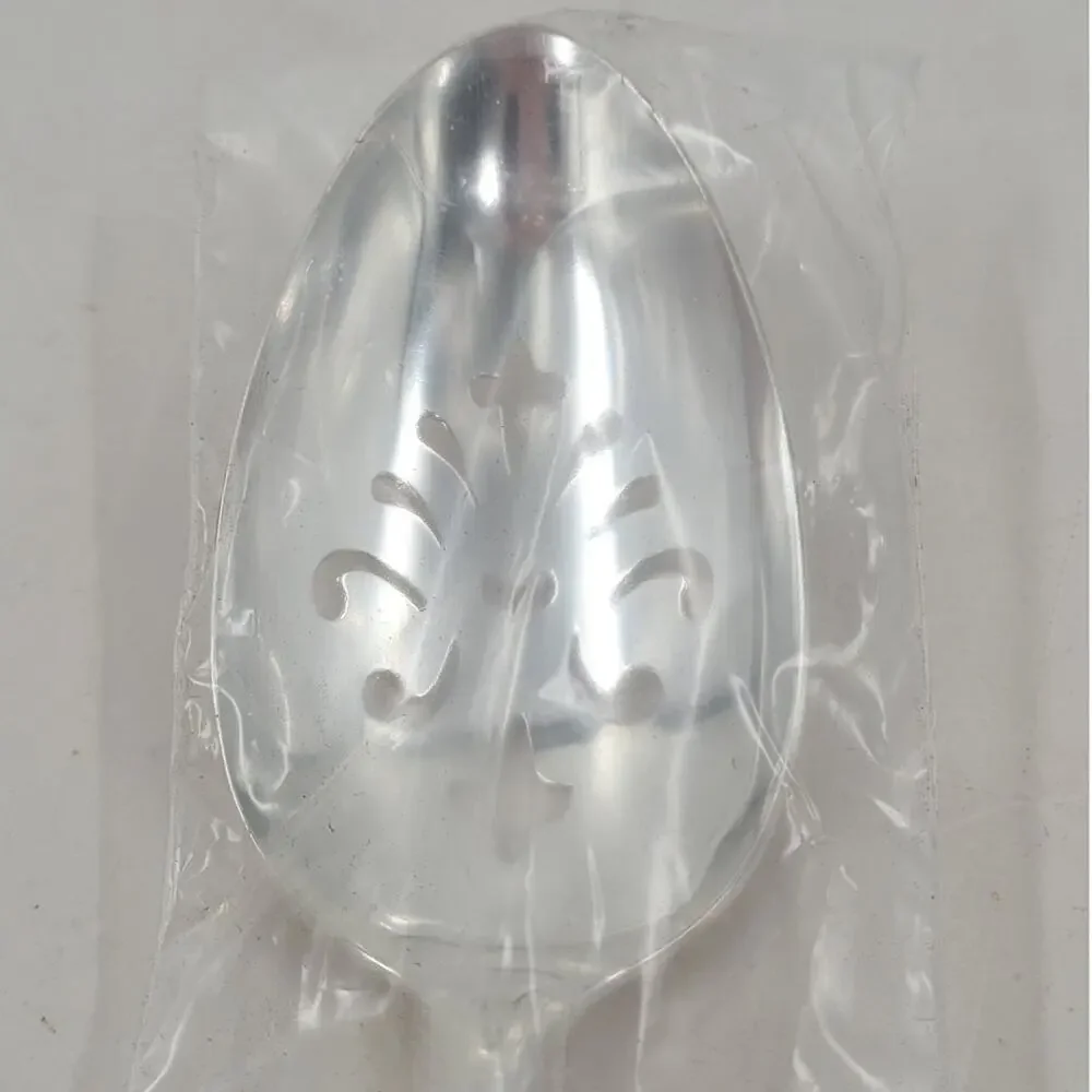 Roger Brothers Silver Plate Eternally Yours Coquette Pierced Serving Spoon New‎
